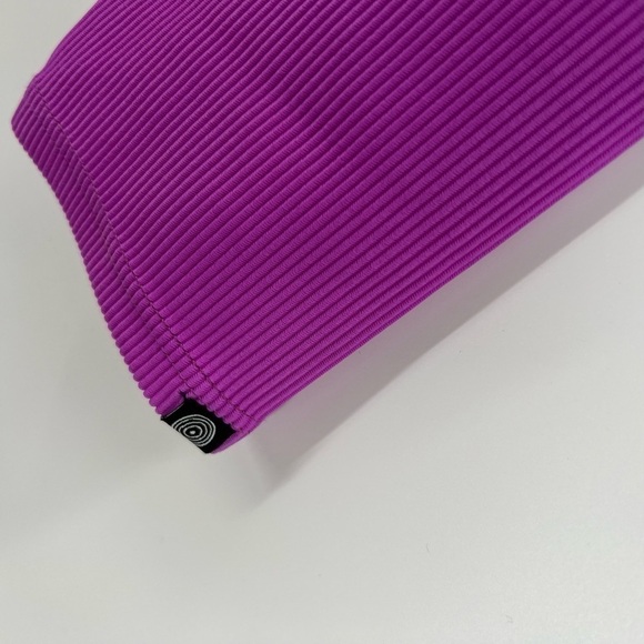 ONZIE purple high waisted ribbed workout tights size Xs - Picture 4 of 6